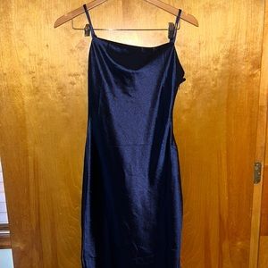 Navy blue cocktail dress